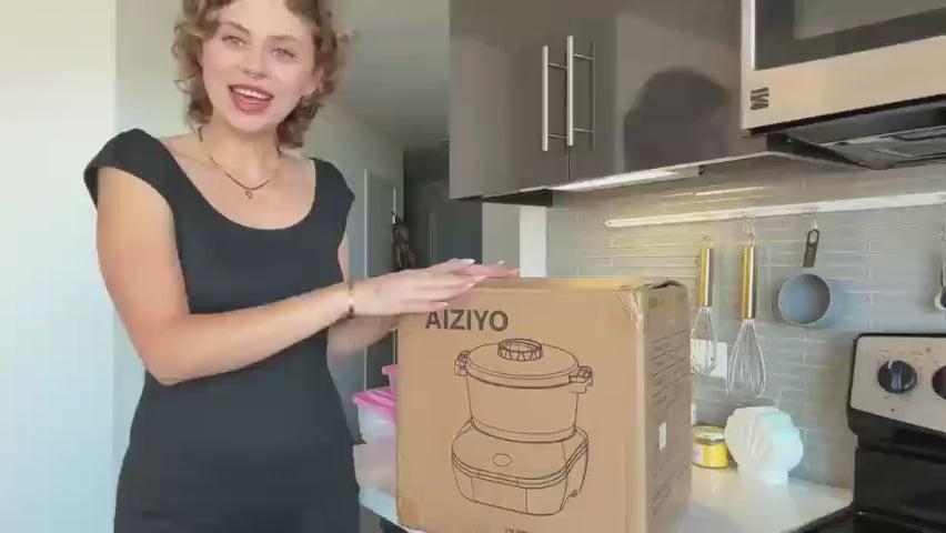 Last Day 50% OFF🔥 7Qt Mixer with smart ferment, 304 steel bowl, face-up touch panel, and easy-clean design—ideal for bread & pizza